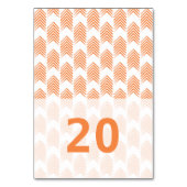 Oranje driekamertabel Kaart (Achterkant)