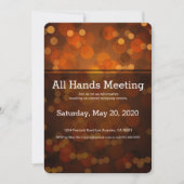 Oranje Drijfmest verlicht Alle Hands Uitnodiging v (Voorkant)
