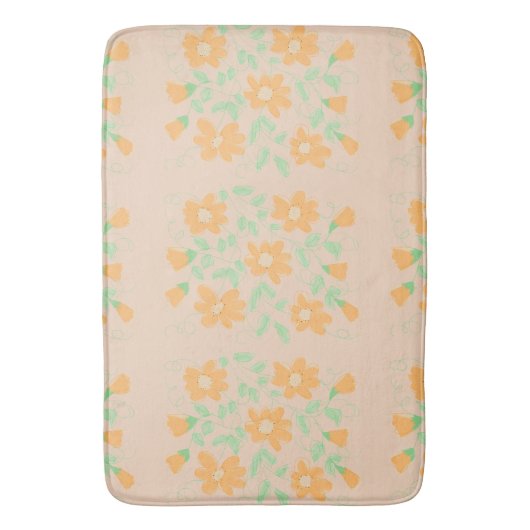 Oranje drijvende mat (Voorkant Verticaal)