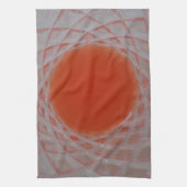 Oranje drink in kristalglas theedoek (Verticaal)