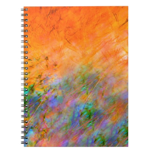 Oranje dromen notitieboek (Voorkant)