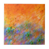 Oranje dromen tegeltje (Voorkant)