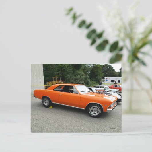 Oranje droom briefkaart (Staand voorkant)