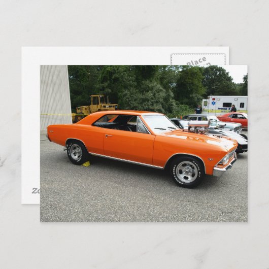 Oranje droom briefkaart (Voorkant / Achterkant)