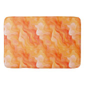 Oranje droomgolven badmat (Voorkant)