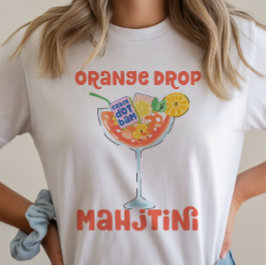 Oranje Drop Martini Mahjong Cocktail T-Shirt