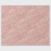 Oranje druppeltjes cadeaupapier (Vlak)