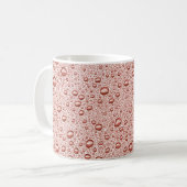 Oranje druppeltjes koffiemok (Voorkant links)