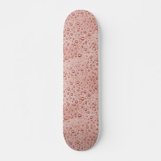Oranje druppeltjes persoonlijk skateboard (Voorkant)