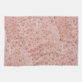 Oranje druppeltjes theedoek (Horizontaal)