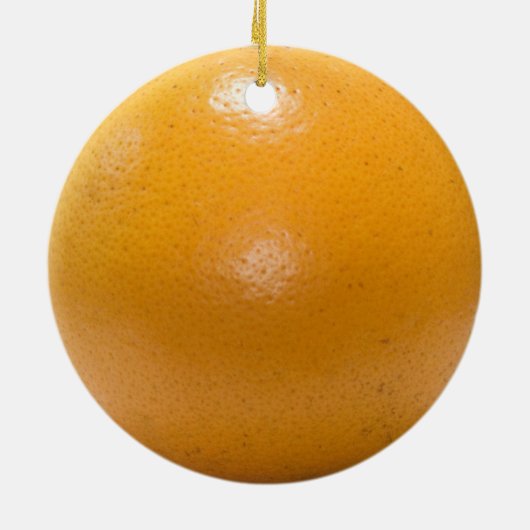 "oranje", DUBBELE ZIJDE versiering Keramisch Ornament (Achterkant)