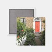 Oranje Dublin-deur Magneet (Voorkant / Achterkant)