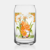 Oranje Dwerg Blikvorm Glas (Voorkant)