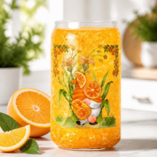 Oranje Dwerg Blikvorm Glas