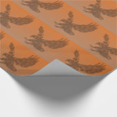 Oranje Eagle Graphic Wrapping Paper Cadeaupapier (Hoek)
