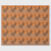 Oranje Eagle Graphic Wrapping Paper Cadeaupapier (Vlak)