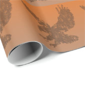 Oranje Eagle Graphic Wrapping Paper Cadeaupapier (Rol Hoek)