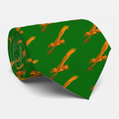Oranje Eagle Stropdas (Opgerold)