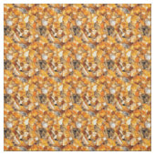 Oranje edelstenen stof (Swatch)