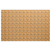 Oranje edelstenen stof (Fat Quarter)