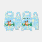 oranje eekhoorn bedankdoosjes (Uitgevouwen)