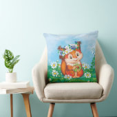 oranje eekhoorn kussen (Stoel)