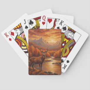 Oranje Eend Elk Grappige Bok Hertenjacht Bass Pokerkaarten