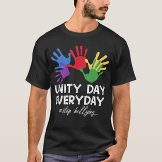 Oranje Eenheidsdag Elke Dag Pesten Voorkomen Bewus T-shirt
