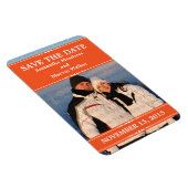 Oranje Eenvoudige Foto sparen de Magnet van de Dat Magneet (Rechterzijde)