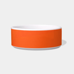 Oranje, eenvoudige, moderne, coole, trendmatige ge voerbakje
