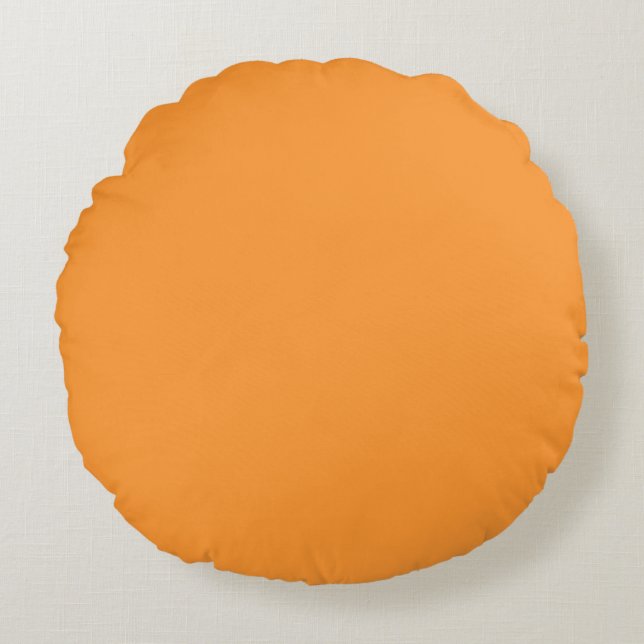 oranje effen effenkleurige kussen (Voorkant)