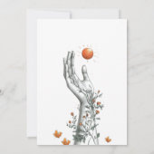 oranje eindexamenfeest uitnodiging (Achterkant)