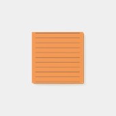Oranje elegante briefpapier levendig post-it® notes (Voorkant)