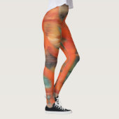Oranje en Amber Artsy Leggings (Rechts)