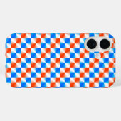 Oranje en blauw Case-Mate iPhone case (Achterkant (horizontaal))