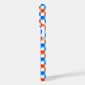 Oranje en blauw Case-Mate iPhone case (Achterkant / Links)