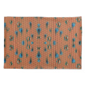 Oranje en blauw configuratievenster verbranden kussensloop (Achterkant-Links)