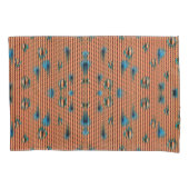 Oranje en blauw configuratievenster verbranden kussensloop (Voorkant-Links)