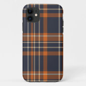 oranje en blauw gele iPhone case (Achterkant)