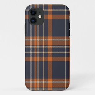 oranje en blauw gele iPhone case