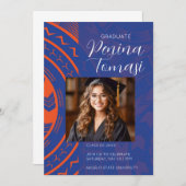 Oranje en Blauw Kaart (Voorkant / Achterkant)