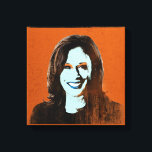 Oranje en blauw Kamala Harris Pop Art Canvas Afdruk<br><div class="desc">Politieke Pop Art Gear en Politieke Gifts van PolitiClothes.com & PolitiCardz.com Vind de meest unieke verkiezingen en politieke cadeaus, waaronder: politieke T-shirts, politieke Bumperstickers, politieke Buttonnen, politieke Posters, politieke spelden, politieke Kaarten, politieke Mokken, politieke Posters, politieke handtekeningen en nog veel meer! Politieke kunst en kunst: http://www.PolitiClothes.com Politieke Kaarten en geschenken:...</div>