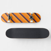Oranje en blauw persoonlijk skateboard (Horizontaal)