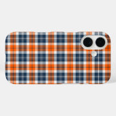 Oranje en blauw portief Case-Mate iPhone case (Achterkant (horizontaal))