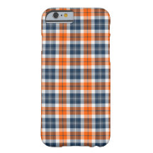 Oranje en blauw portief