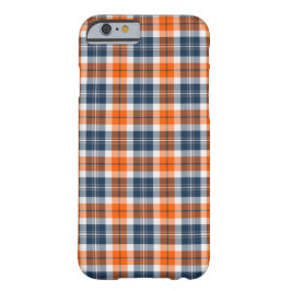 Oranje en blauw portief iPhone 16 hoesje