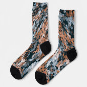 Oranje en Blauw Sokken (Links)