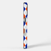 Oranje en blauwe diamanten argyle Case-Mate iPhone case (Achterkant / Rechts)