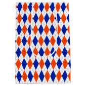 Oranje en blauwe diamanten argyle medium cadeauzakje (Achterkant)