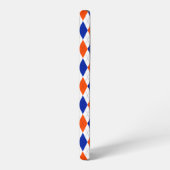 Oranje en blauwe diamanten argyle samsung galaxy hoesje (Linkerkant)